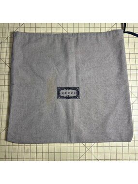 Gucci Beige Dust Bag With Drawstring 22x22 Inches Storage Pouch For Shoes Or Acc